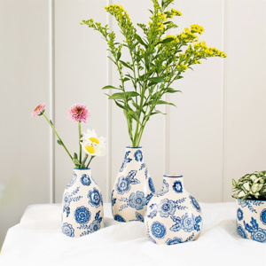 Sass & Belle Blue Willow Vase Assorted